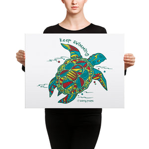 Tipsy Turtle - Canvas Art