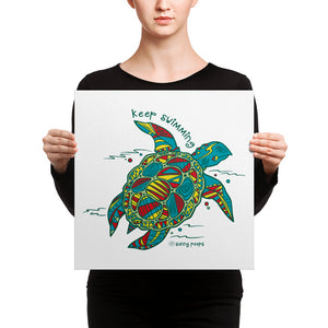Tipsy Turtle - Canvas Art
