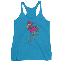 Load image into Gallery viewer, Funky Flamingo - Women&#39;s Racerback Tank