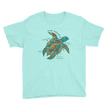 Load image into Gallery viewer, Crazy Turtle - Short-Sleeve Youth T-Shirt