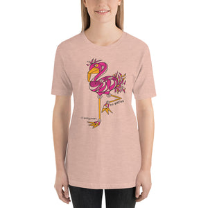 Funky Flamingo - Short-Sleeve Women's T-Shirt