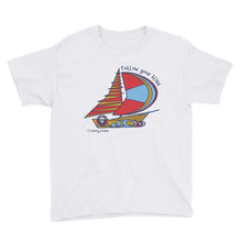 Load image into Gallery viewer, Simple Sailboat - Short-Sleeve Youth T-Shirt