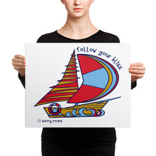 Load image into Gallery viewer, Simple Sailboat - Canvas Art