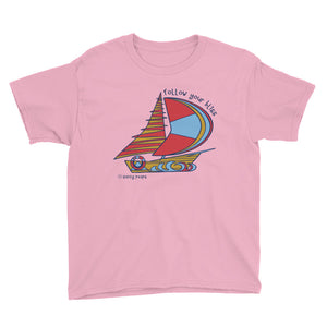 Simple Sailboat - Short-Sleeve Youth T-Shirt